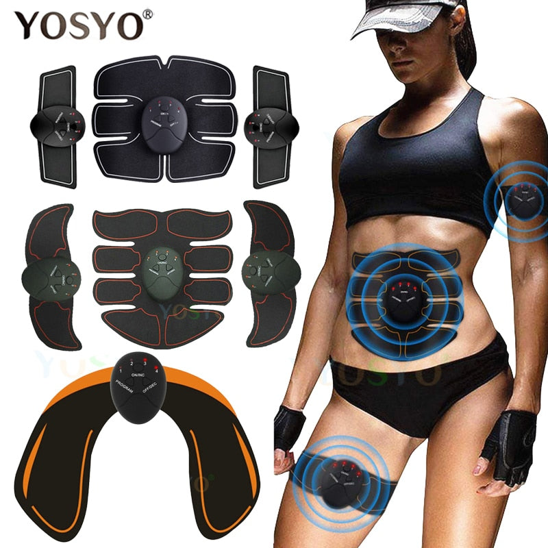 Electric Muscle Stimulator EMS Abdominal ABS Estimulador Muscular